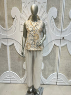 Ivory Floral Embroidered Co-Ord Set
