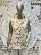 Ivory Floral Embroidered Co-Ord Set
