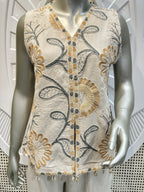 Ivory Floral Embroidered Co-Ord Set