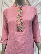 Dusty Rose Embellished Co-Ord Set